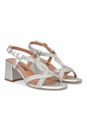 Sandalo donna in corda colore argento BIBI LOU- | 821Z94-ARGENTO